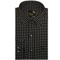 Print Black Shirt : Party
