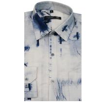 Print Blue Shirt : Ditto