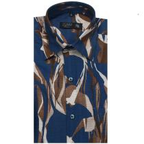 Print Blue Shirt : Ditto