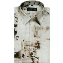 Print Brown Shirt : Ditto