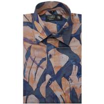 Print Blue Shirt : Ditto
