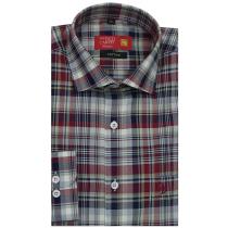 Checks Red Shirt : Business