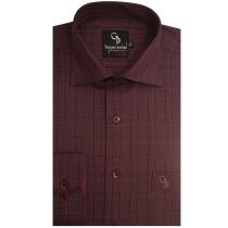 Checks Rust Shirt : Business