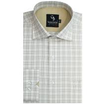 Checks Brown Shirt : Business