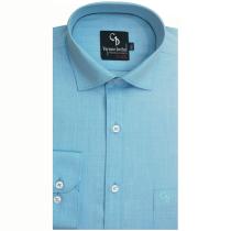 Plain Blue Shirt : Business