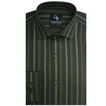 Stripes Dark Green Shirt : Business