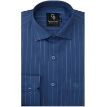 Stripes Blue Shirt : Business