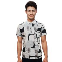 Print Black Shirt : Regular