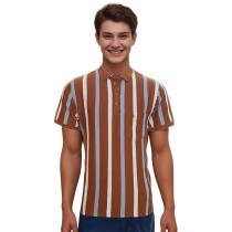 Stripes Rust Shirt : Regular