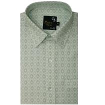 Print Green Shirt : Party