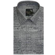 Print Gray Shirt : Party
