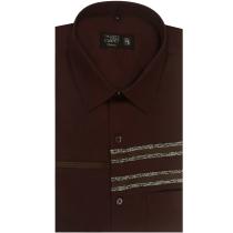 Combination Maroon Shirt : 