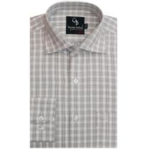Checks Fawn Shirt : Business