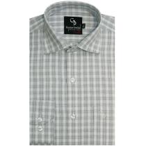 Checks Green Shirt : Business