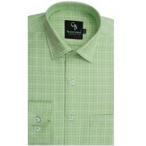 Checks Green Shirt : Business