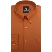 Plain Rust Shirt : Business