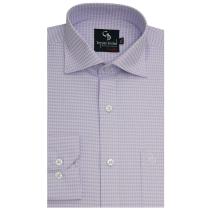 Self Design Mauve Shirt : Business