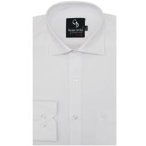 Self Design White Shirt : Business