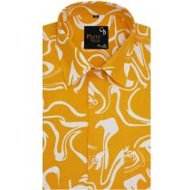 Print Gold Shirt : Party