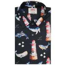 Print Black T-shirt : Ditto