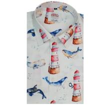 Print White Shirt : Ditto