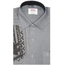 Handpainted Gray Shirt : Ditto