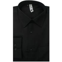 Plain Black Shirt : Slim