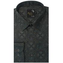 Print Brown Shirt : Party