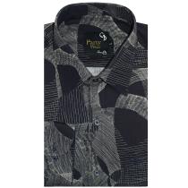 Print Black Shirt : Party