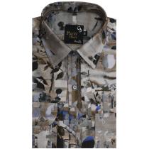 Print Gray Shirt : Party