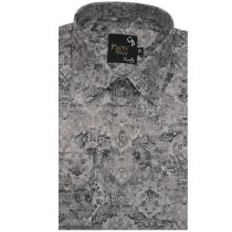 Print Gray Shirt : Party