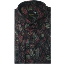 Print Black Shirt : Party