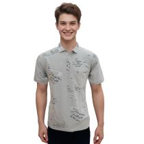 Print Gray T-shirt : Regular