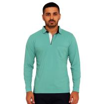 Plain Light Green Shirt : Regular