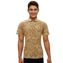 Print Khakhi T-shirt : Regular
