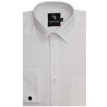 Self Design White Shirt : Business