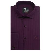 Self Design Wine Shirt : Business