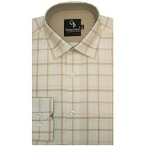 Checks Cream Shirt : Business