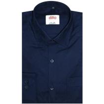Self Design Navy Blue Shirt : Ditto