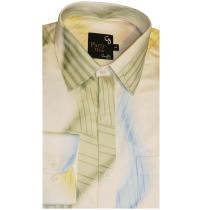 Print Cream Shirt : Party