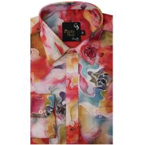 Print Red Shirt : Party