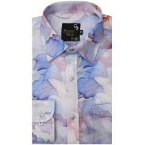 Print Peach Shirt : Party