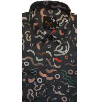Print Black Shirt : Party
