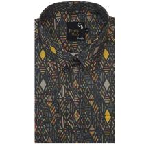 Print Black Shirt : Party