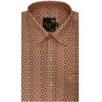 Print Peach Shirt : Party