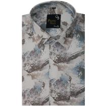 Print Cream Shirt : Trending