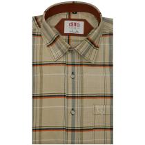 Checks Fawn Shirt : Ditto