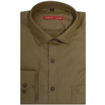 Stripes Khakhi Shirt : Slim