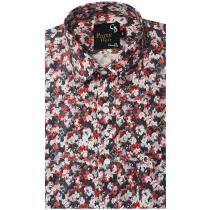 Print Gray Shirt : Party