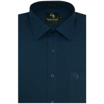 Plain Dark Blue Shirt : Business